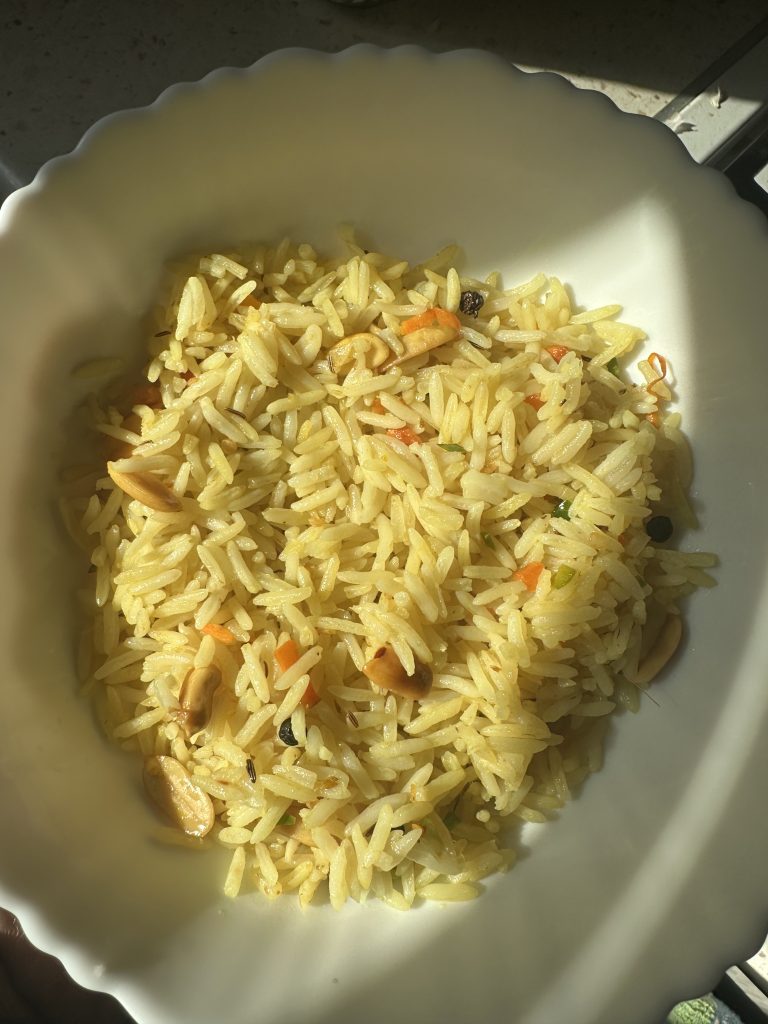 Lemon Rice made at home
